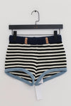 YANYAN KNITS 2025 Fall/Winter Collection: Casual Shorts with Color-Block Design (YYK-YYW25-1581-PS)